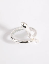 Silver Smooth Snake Ring - link has visual effect only