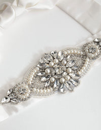 Vintage Look Beaded Detail Sash - link has visual effect only