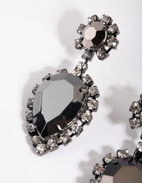 Gunmetal Vintage Drop Earrings - link has visual effect only