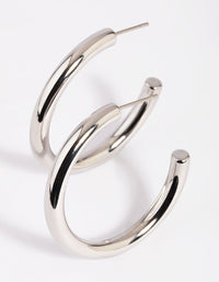 Surgical Steel Hoop Earrings - link has visual effect only