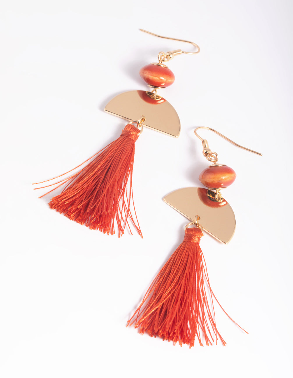 Madewell tassel store hoop earrings