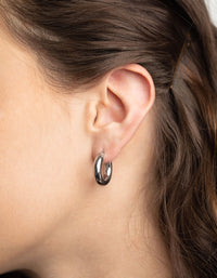 Surgical Steel Chunky Hoop Earrings - link has visual effect only