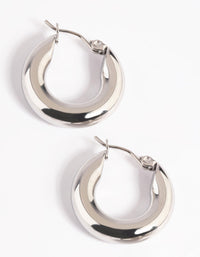 Surgical Steel Chunky Hoop Earrings - link has visual effect only