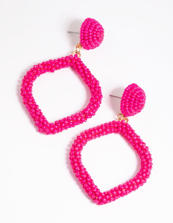 Lovisa Pink Open Circle Drop Earrings in 2023