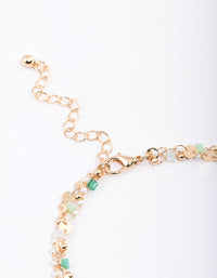 Gold Bead & Pearl Anklet Pack - link has visual effect only