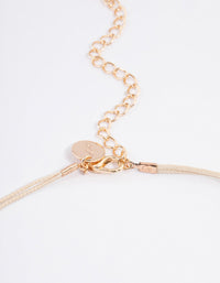 Gold Shell Toggle Choker - link has visual effect only