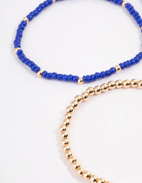 Gold Woven Evil Eye Bracelet - link has visual effect only