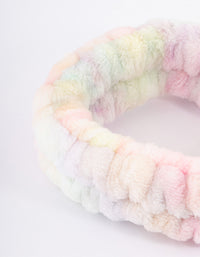 Tie Dye Fluffy Headband - link has visual effect only