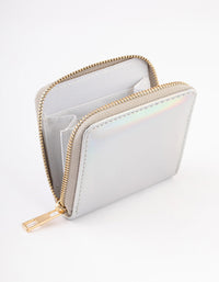 Silver Metallic Purse - link has visual effect only