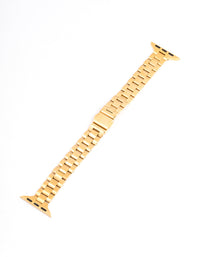 Gold Stainless Steel Watch Band 30/40/41mm - link has visual effect only