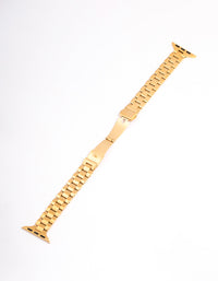 Gold Stainless Steel Watch Band 30/40/41mm - link has visual effect only