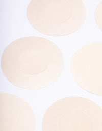 Neutral Fabric Round Nipple Covers Pack - link has visual effect only