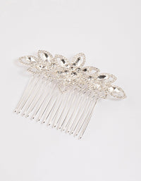 Silver Halo Flower Hair Comb - link has visual effect only