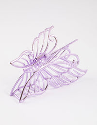 Lilac Detailed Butterfly Claw Clip - link has visual effect only