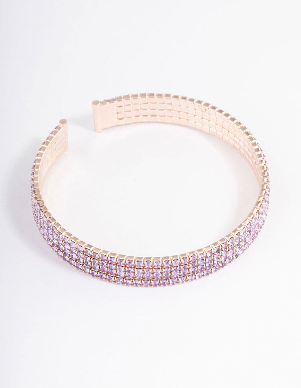 Rose Gold Classic Cupchain Wrist Cuff