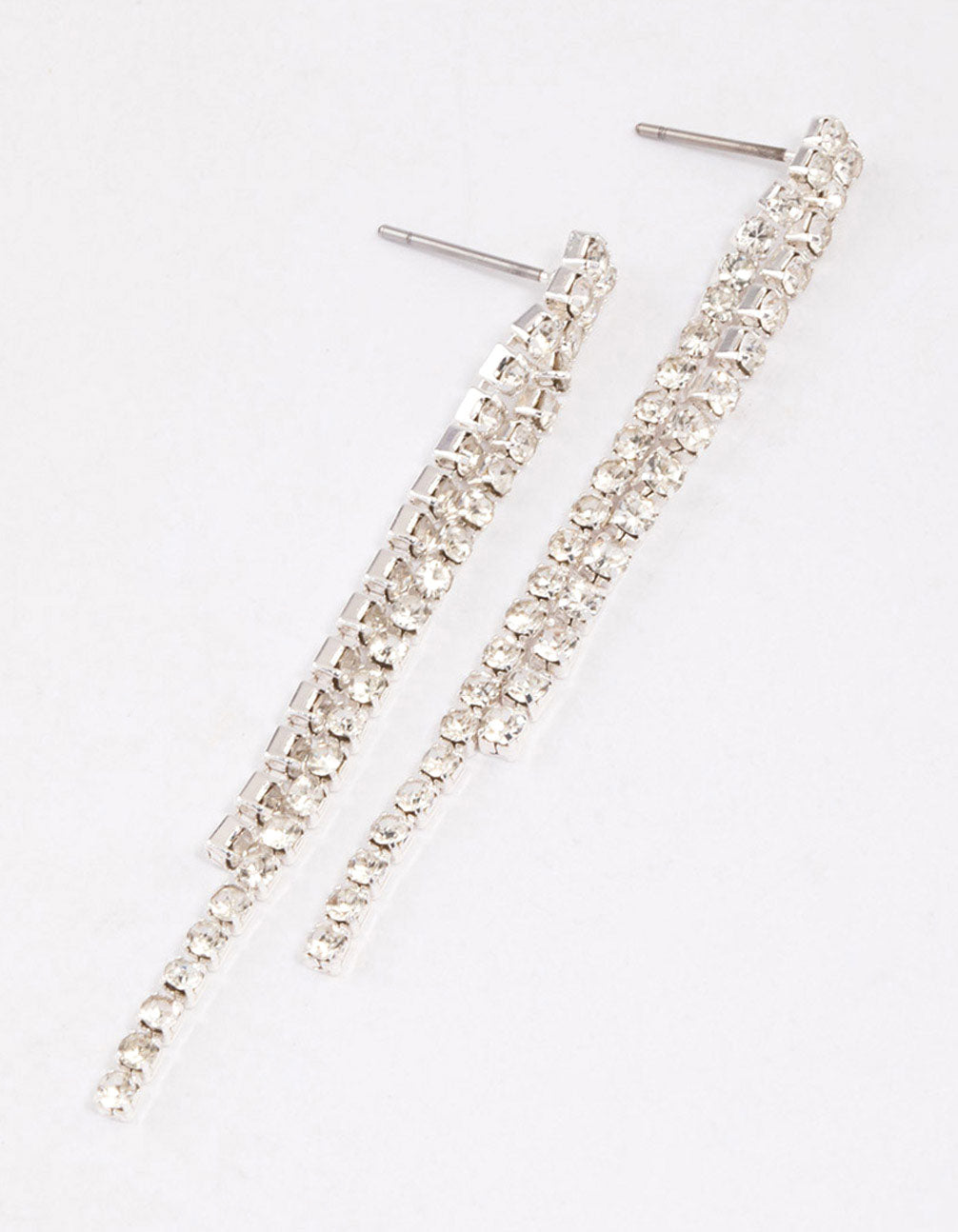 Lovisa Gold Double Row Cupchain Drop Earrings & Polishing Set in