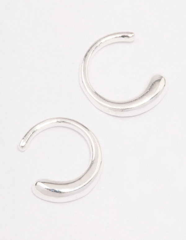 Gold Plated Sterling Silver Diamond Cut 16mm Hoop Earrings - Lovisa
