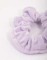 Lilac Soft Beauty Hair Scrunchie - link has visual effect only