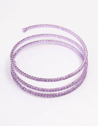 Lilac Cupchain Wrapped Wrist Cuff - link has visual effect only