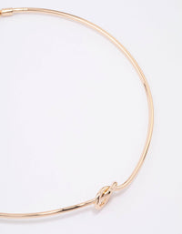 Gold Simple Knotted Choker - link has visual effect only